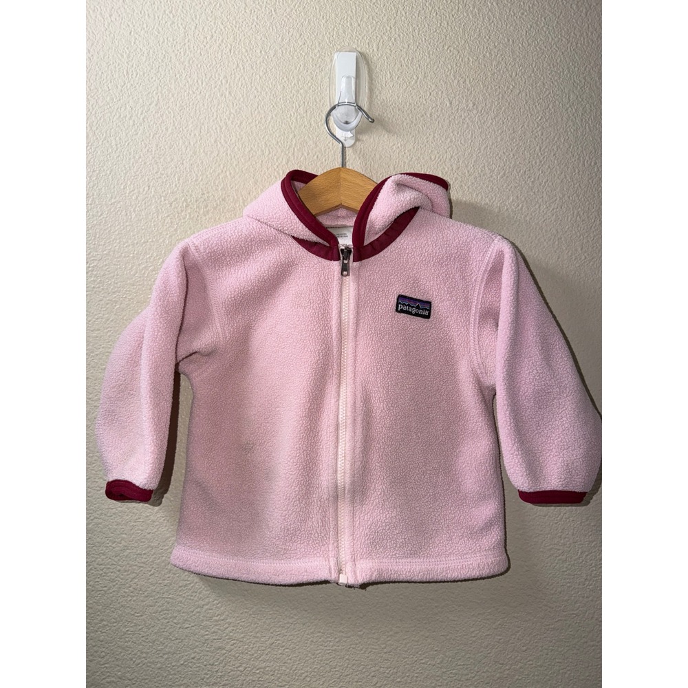 Girls Patagonia Fleece Jacket Size 12 Months